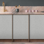 Gray Peel and Stick Wallpaper Slight Velvety Feeling Woven Fabric Grasscloth - Image 4