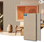 AKUMAX 2 Pack Acoustic Panels, Wood Slat by AKUMAXWOODWALLPANELS