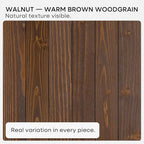 Homeforia Classic Walnut 16 inch Floating Shelf, High End Solid Real Wood Small - Image 6