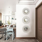 3 Pack Metal Mirrors for Wall Sunburst Wall Mirrors Home Décor Decorative - Image 7
