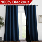NICETOWN Total Shade Curtains and Draperies, Heavy-Duty Full Light Shading - Image 2