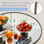 Arched Full Length Mirror, Tempered Glass Large Free Standing Mirror - Image 4