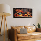 Orange Pumpkin Canvas Wall Art Kitchen Wall Decor Farmhouse Dining Room - Image 6