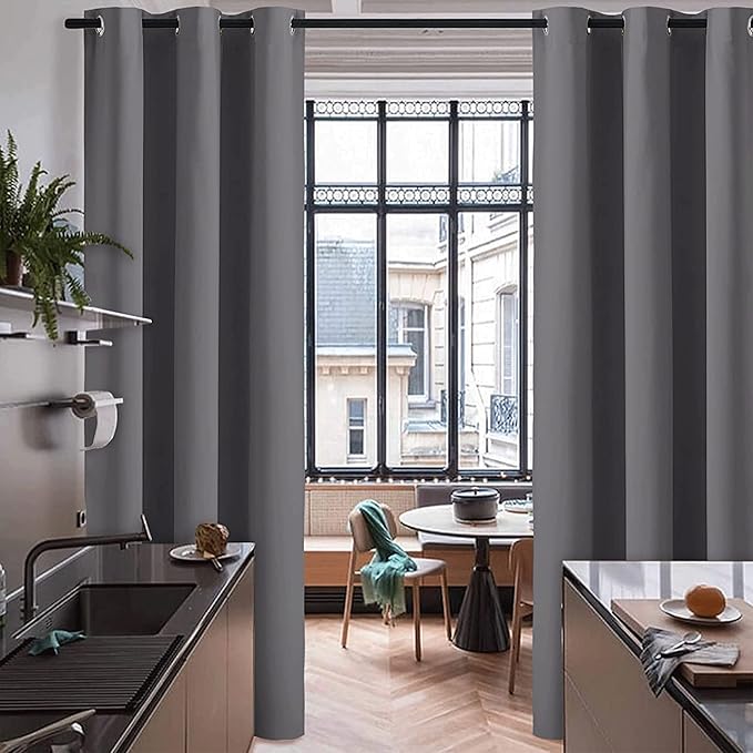 RYB HOME Blackout Curtains 108 inches Long - Image 2