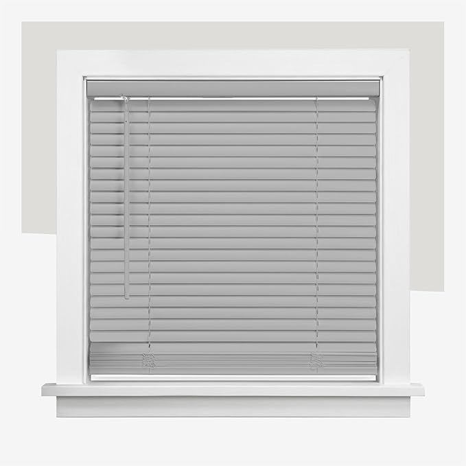 CHICOLOGY Cordless Mini Blinds for Indoor Windows, 33.25" W x 48" H, Light by CHICOLOGY
