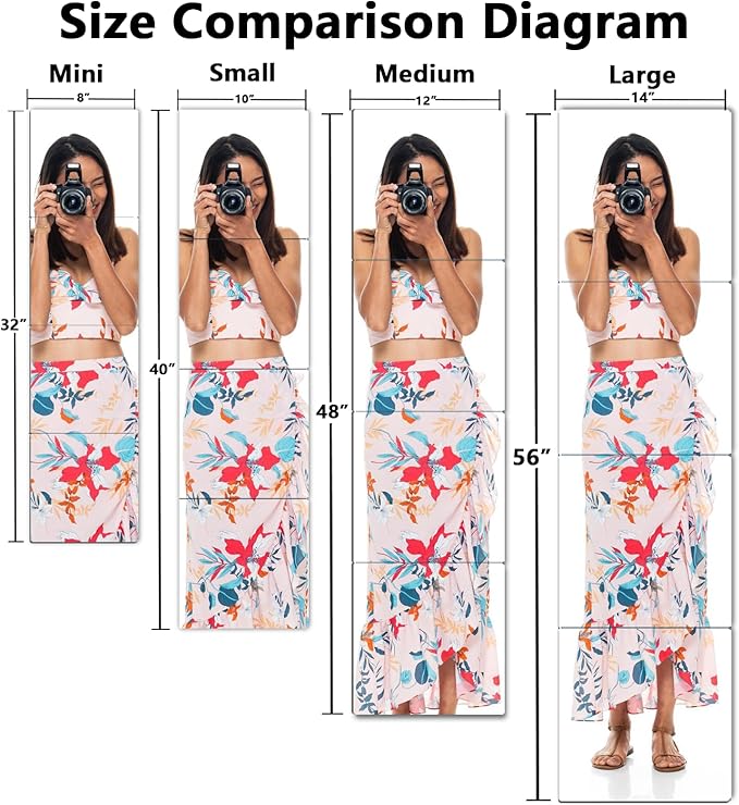 Unbreakable Full Length Wall Mirror, The Door Mirror, Acrylic Kids Shatterproof - Image 3