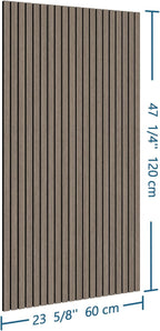 4-Piece Wood Slat Wall Panel for Interior Wall Decor Noise Cancelling 47.2" x - Image 3