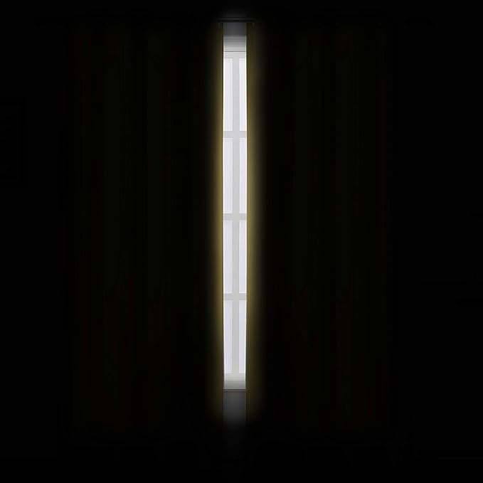LEMOMO Blackout Curtains 66 x 95 inch/Yellow Curtains Set of 2 Panels/Thermal - Image 3