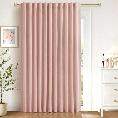 100% Blackout Shield Linen Blackout Curtains by 100BlackoutShield