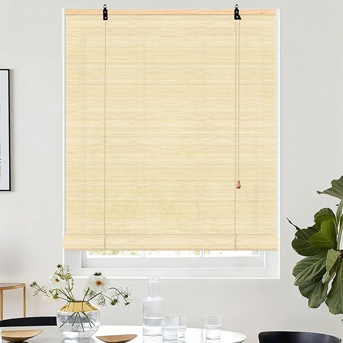 Bamboo Window Blinds, Roll Up Bamboo Blinds by Vteyeya