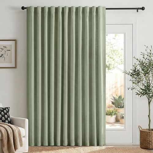 100% Blackout Shield Linen Blackout Curtains by 100BlackoutShield