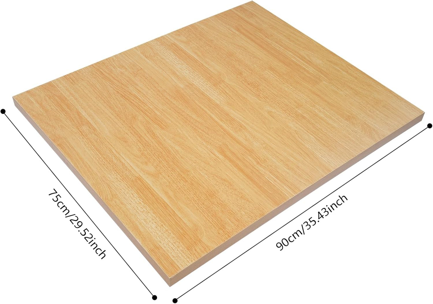 Butcher Block Countertop | 36x30in Wood Board Countertop | DIY Washer Dryer/Island/Kitchen Counter top | countertop Cutting Board | 1102lbs Load Capacity | Wood Color | NO Base Legs, 1.38in Thick