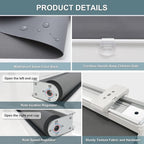 AOSKY Cordless Roller Shades Blackout Blinds - Image 7
