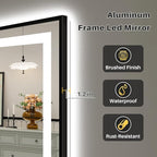 48x40 Inch LED Bathroom Mirror - Image 6