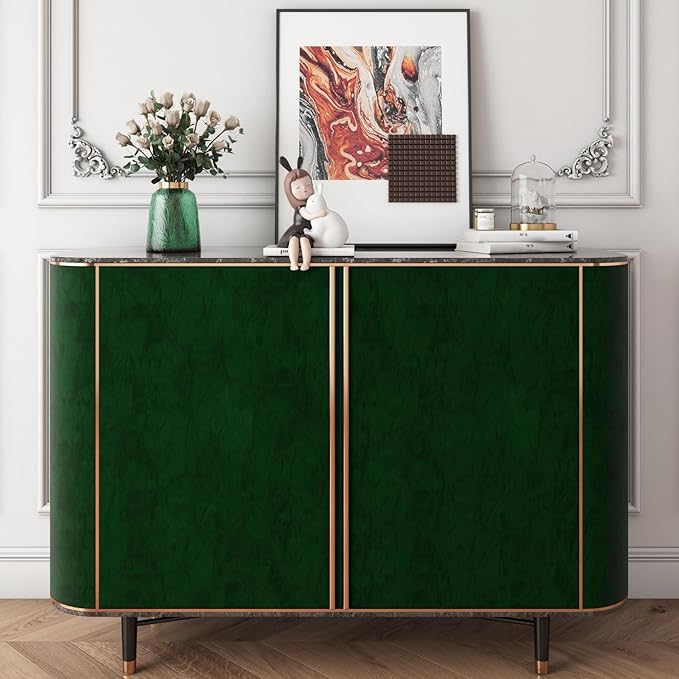 YENHOME Emerald Green Wallpaper Stick and Peel 17.7"X200" Green Peel and Stick - Image 3