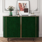 Yenhome 24"X393" Green Velvet Wallpaper Stick and Peel Vintage Green Wallpaper - Image 4