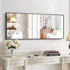 KOCUUY Black Bathroom Mirror, 20x48 Inch Rectangle Mirror - Image 6