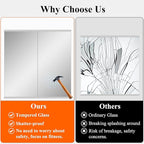 Ruomeng Home Gym Mirror, Large Frameless Body Mirror Tempered Glass - Image 6