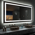 LOAAO 72”X40“ RGB LED Bathroom Mirror by LOAAO
