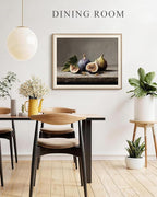 VIYYIEA Framed Wall Art for Living Room, Still Life Fig Canvas Prints, Rustic - Image 2