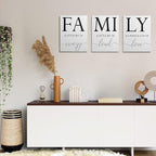 GUBIYU Home Family Wall Decor, Dining Room Kitchen Decor Set of 3 Inspirational - Image 5