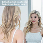 Arched White Full Length Mirror, Full Body Mirrors - Image 5