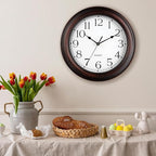 KECYET 14 Inch Wall Clocks Battery Operated Silent Non-Ticking Wall Clock - Image 6