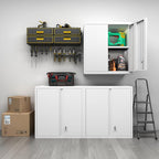 GREATMEET Metal Wall Cabinet, Wall Mounted Storage Cabinet - Image 5