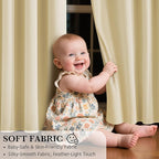RYB HOME 100% Blackout Doorway Curtains, Closet Curtain - Image 4