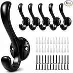 6 Pack Coat Hooks Wall Mount, Heavy Duty Wall Hooks by Unknown