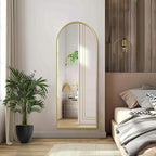 Arch Bathroom Wall Mirror, Metal Aluminum Frame Modern Simple Home Decor - Image 3