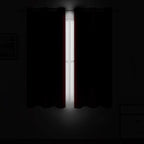 LEMOMO Red Bedroom Blackout Curtains/38 x 63 Inch Long/Set of 2 Curtain - Image 3