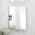 Keonjinn 16 x 20 Inch Brushed Nickel Bathroom Mirrors by Keonjinn