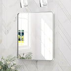 Keonjinn 16 x 20 Inch Brushed Nickel Bathroom Mirrors by Keonjinn