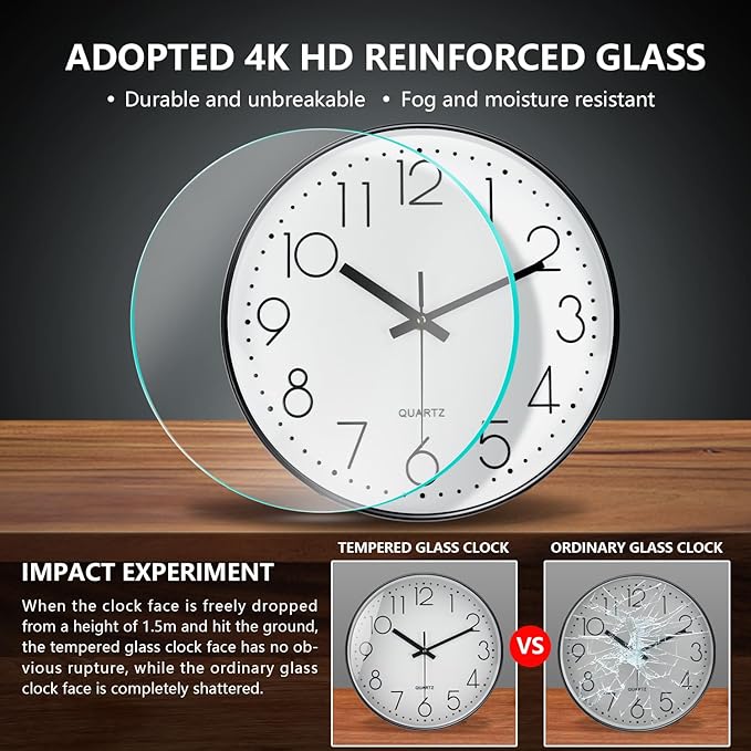 Modern Silent Wall Clock - Image 5
