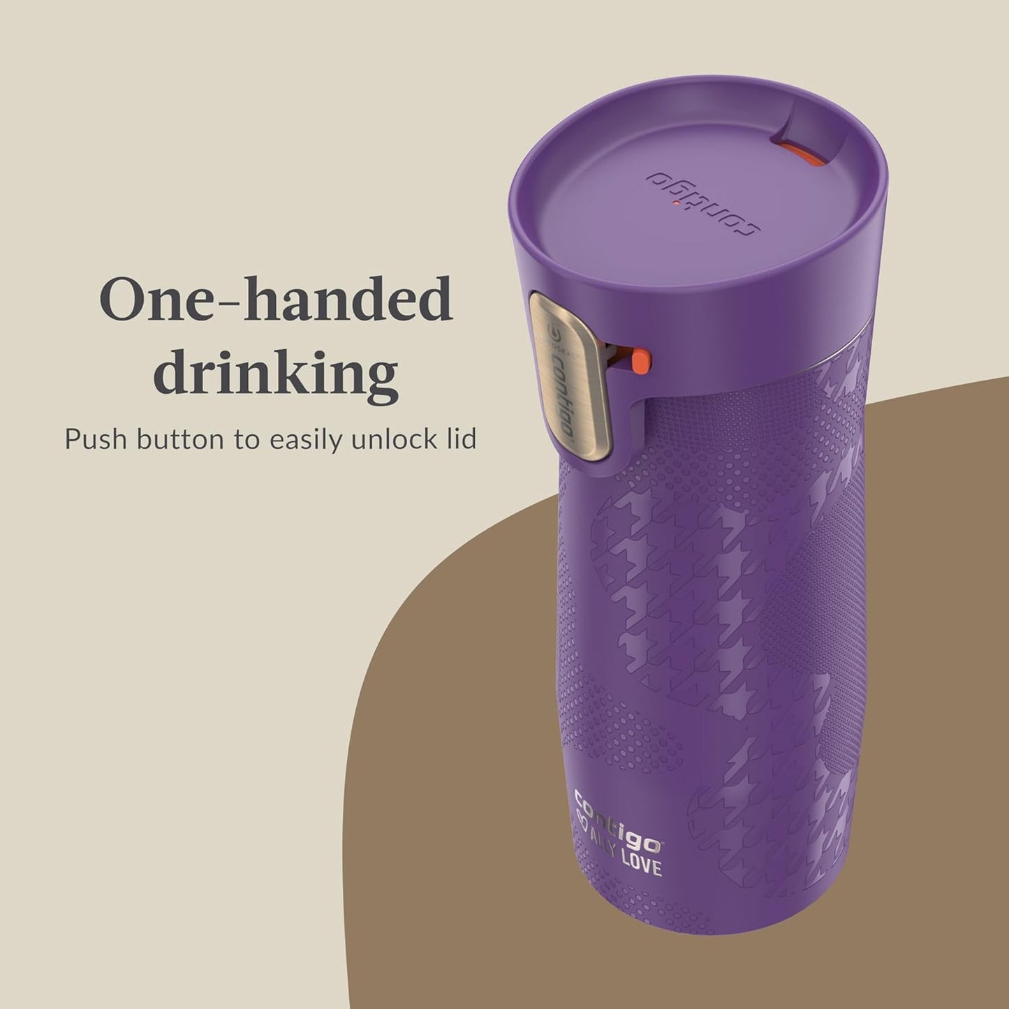 Contigo AUTOSEAL West Loop Vacuum-Insulated Stainless Steel Travel Mug with Easy-Clean Lid, 16 oz