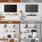 Heimlove Floating Shelves for Wall 36 Inches Long, 9.3" Deep White Floating - Image 4