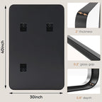 NEWBULIG 30X40 Inch Bathroom Wall Mirror, Vanity Bathroom Mirrors - Image 2