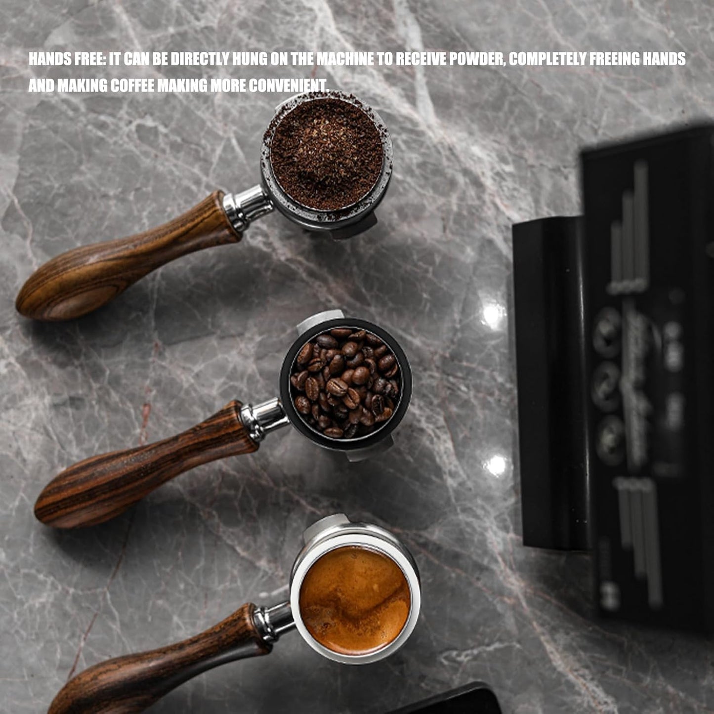 58mm Dosing Cup, Espresso Dosing Cup, Coffee Dosing Cup Fits 58mm Portafilter, 150ml Stainless Steel Universal (Brushed Silver)