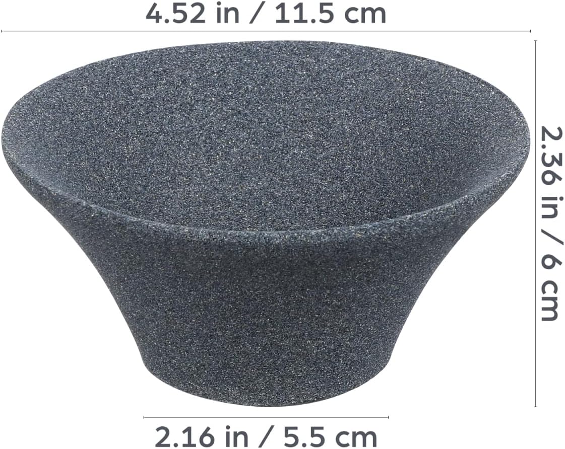 2Pcs Japanese Coffee Filters Ceramic Coffee Dripper Reusable Dripper Paperless Tea Strainer Light Grey, 4.52x4.52x2.36inch