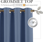 RYB HOME Blackout Curtains Soundproof Energy Saving Insulating Privacy Room - Image 2