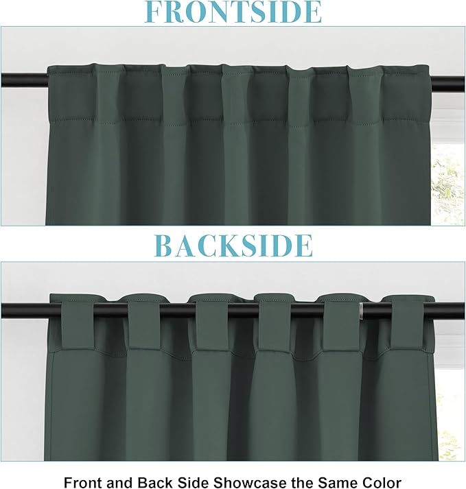 RYB HOME Blackout Curtains for Bedroom, Window Shades Thermal Insulating - Image 7