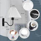 Rechargeable Battery Operated Wall Sconce Sets of 2, 15 Colors Wireless - Image 5