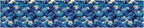 Blue Wave Wallpaper Border 196x4 Inch Peel and Stick Wall Border Self Adhesive - Image 2