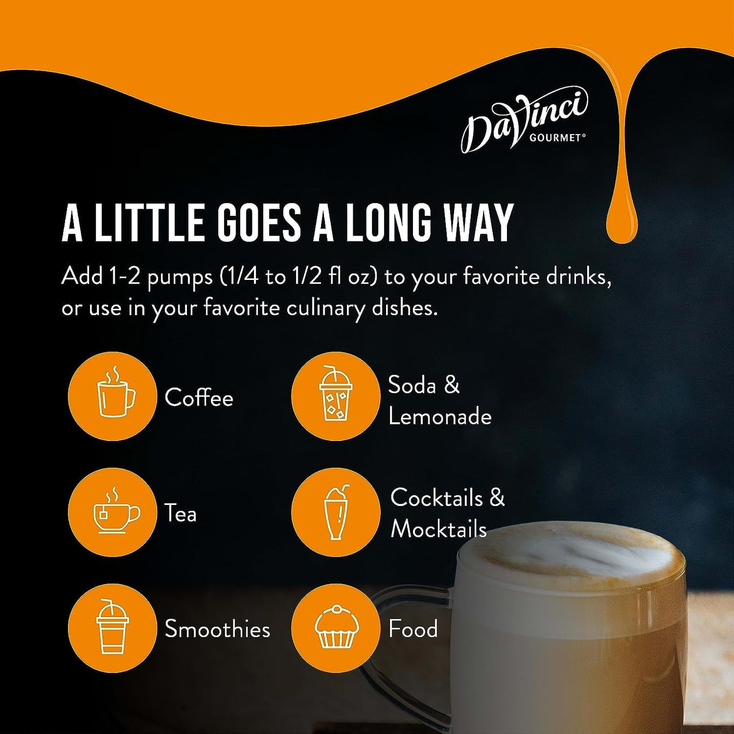 DaVinci Gourmet Classic English Toffee Syrup, 25.4 Fluid Ounces (Pack of 4)