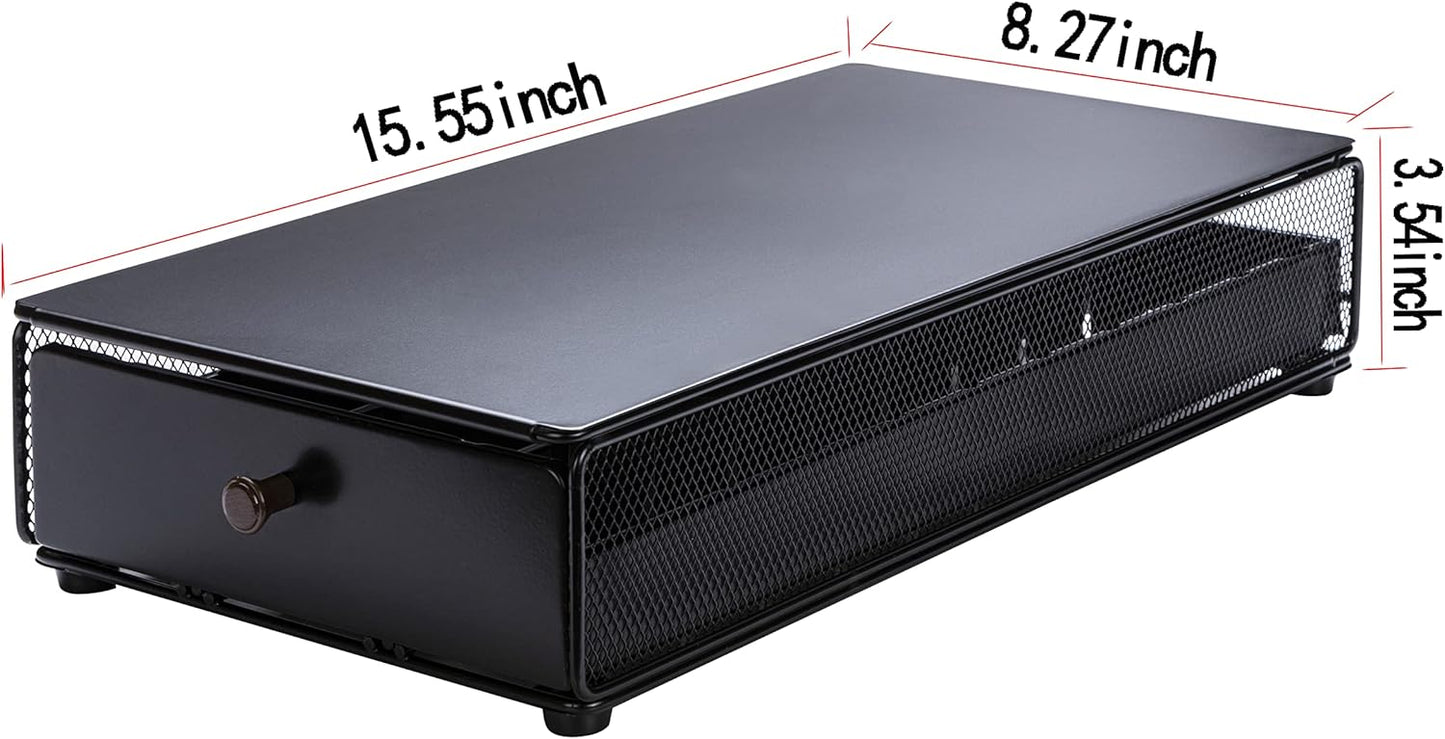 Rice rat Vertuo Capsule Holder Drawer for Nespresso with Handle (30 Pods)