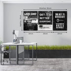 KAWAHONE Motivational Success Canvas Wall Art - Image 4