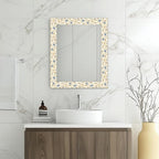 HOMETITUTE Wallpaper Border Peel and Stick Wall Border Sandy Seashell - Image 6