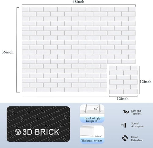 12Pack Acoustic Wall Panels, High Density Decorative Acoustic Foam Sound - Image 2