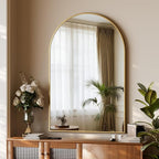 XRAMFY 32"x48" Arched Bathroom Mirror - Image 3